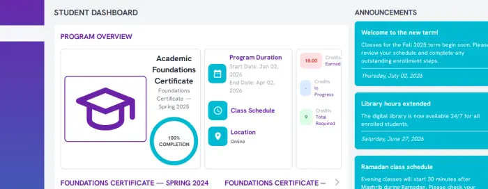 Learning, already connected in HidayahONE